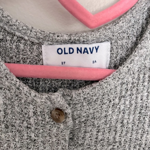 Old Navy Thermal Knit Long Sleeve Dress - Picture 3 of 3